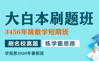 【学儿思】《小学三年级数学短期班暑假数学大白本刷题班(暑假)】 》MP4视频+PDF讲义网盘下载,三年级数学暑期课程视频
